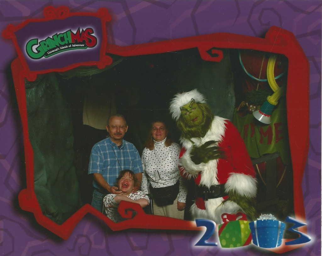 Family & Grinch using Photo Connect in 2003