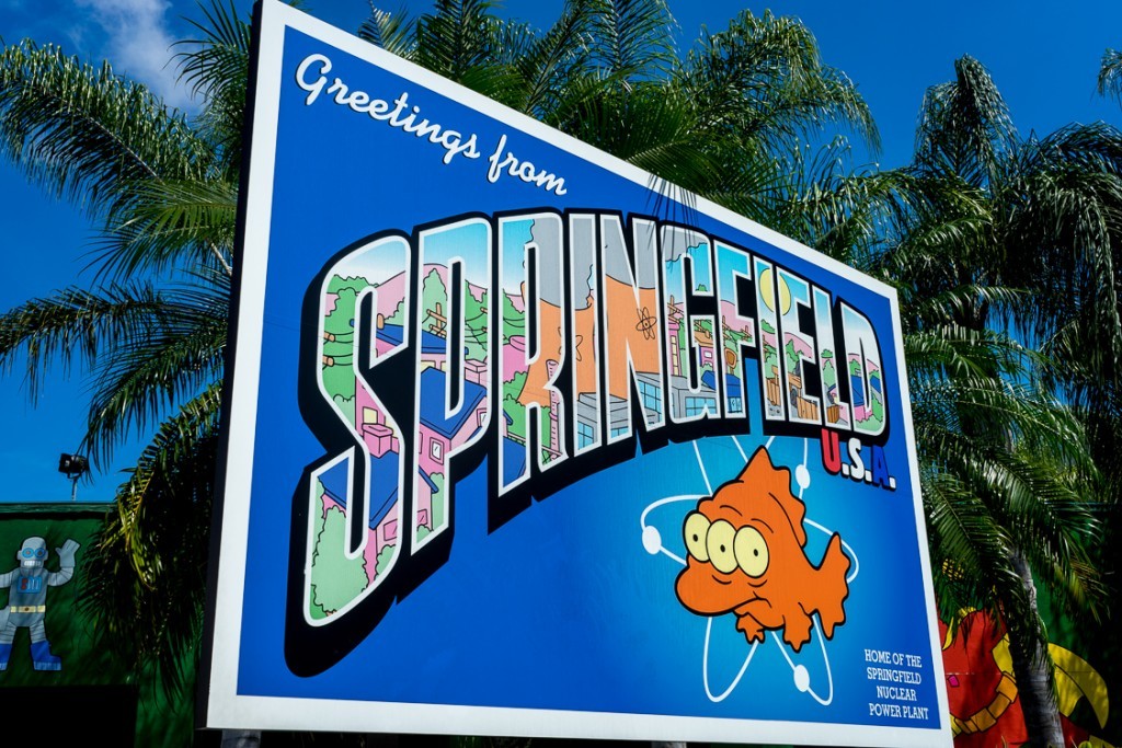 Springfield, USA at Universal Studios Florida.