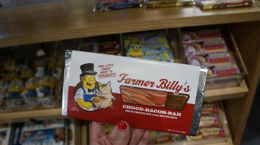 A very yummy candy bar themed after The Simpsons