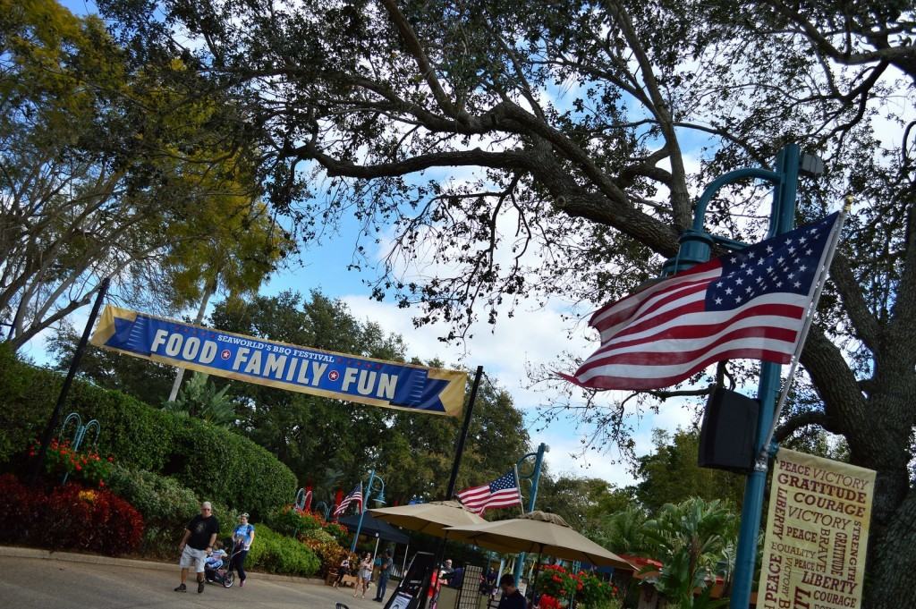 Festival Pathway at SeaWorld Bands, Brews, and BBQ