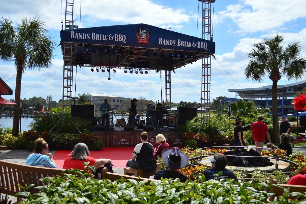 Festival Pathway at SeaWorld Bands, Brews, and BBQ