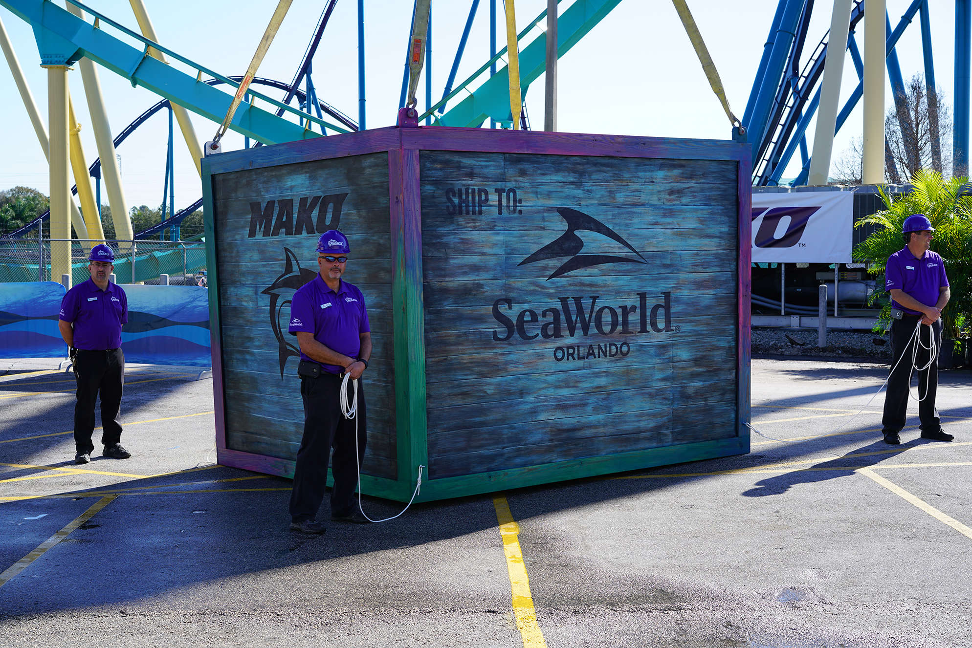 Mako ride vehicles unveiled at SeaWorld Orlando