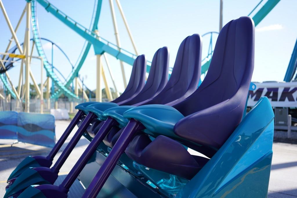 Mako at SeaWorld ride vehicle