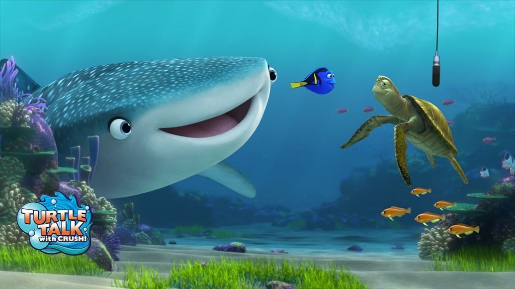 Finding Dory characters join Turtle Talk at Epcot