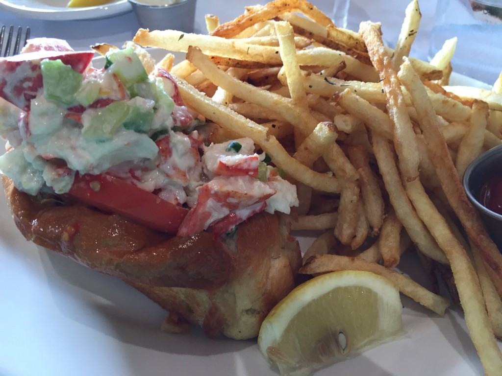 Lobster Roll at The Boathouse at Disney Springs