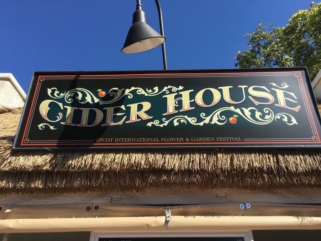 New this year, the Cider House, located near the United Kingdom pavilion