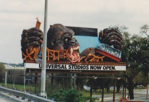 King Kong billboard 1991 Universal Studios Florida