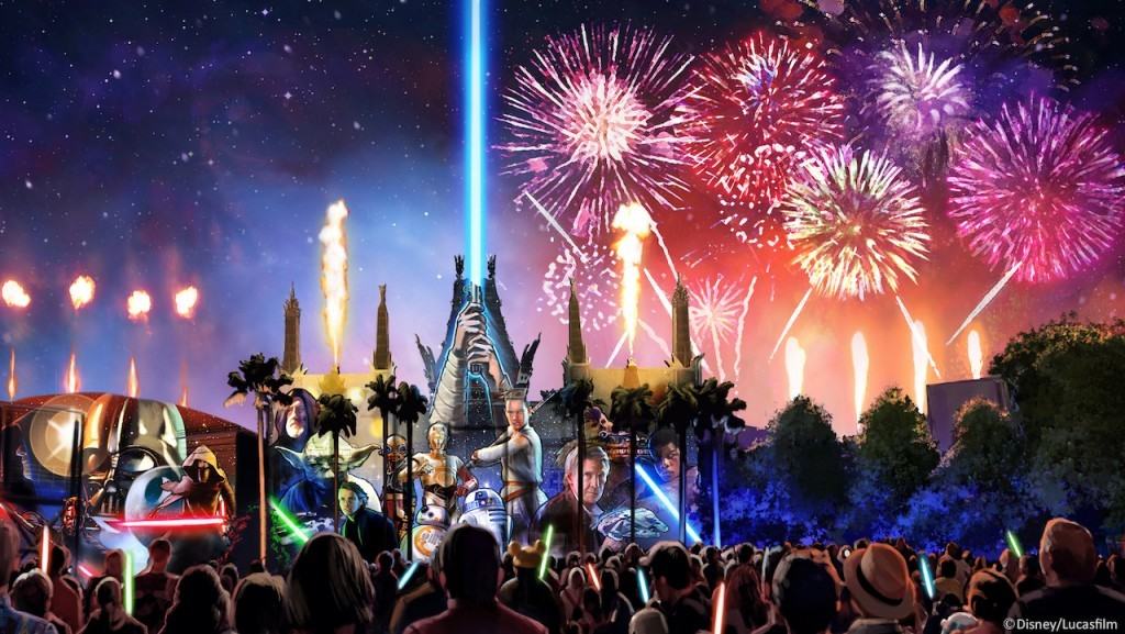 Star Wars: A Galactic Spectacular Concept Art at Disney's Hollywood Studios