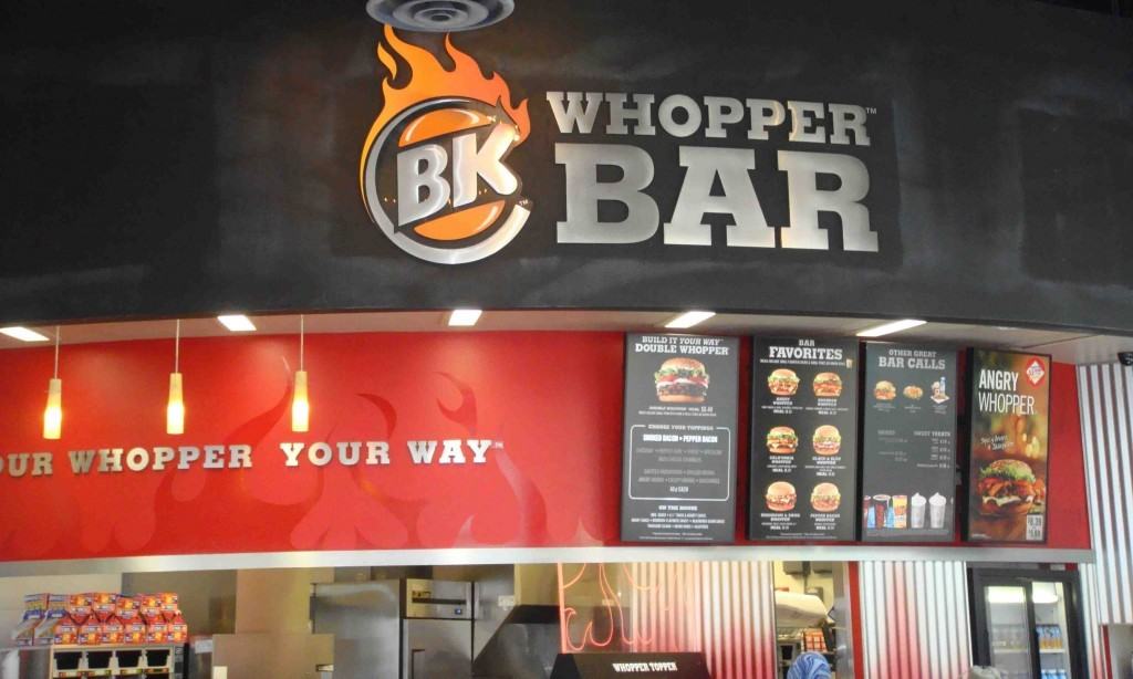 Burger King Whopper Bar at Universal's CityWalk