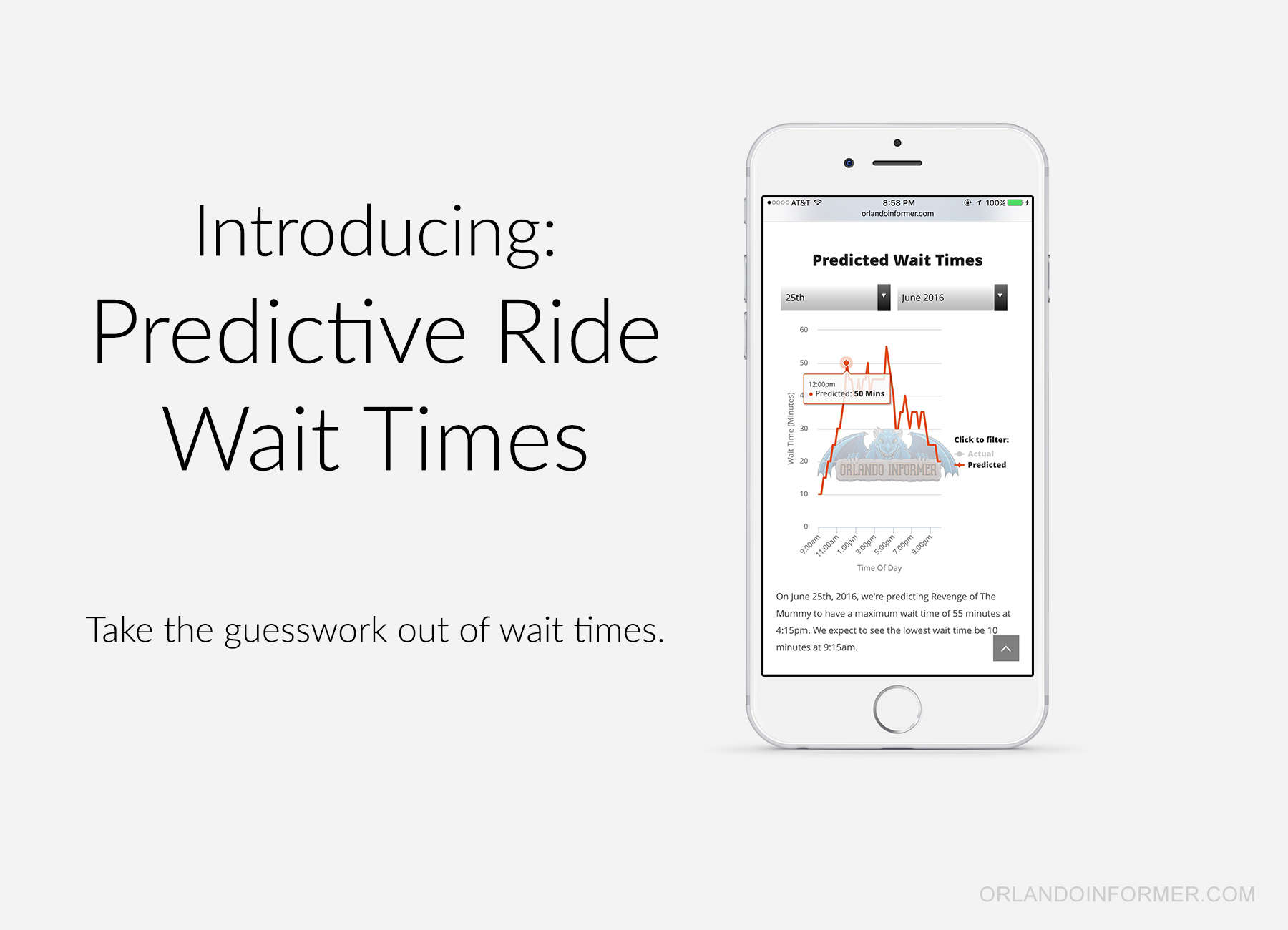 Introducing: Predictive Ride Wait Times on Orlando Informer