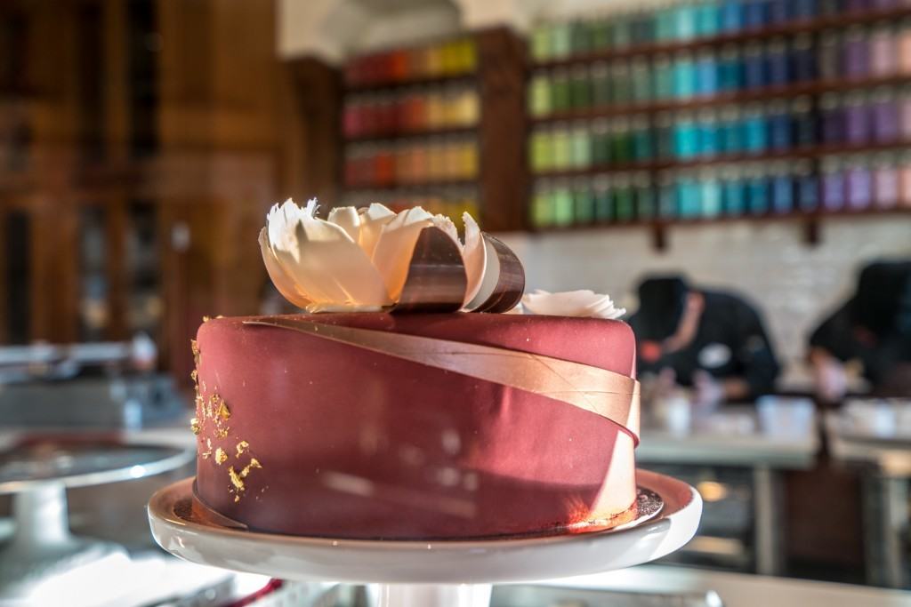 Cake at Amorette’s Patisserie in Disney Springs