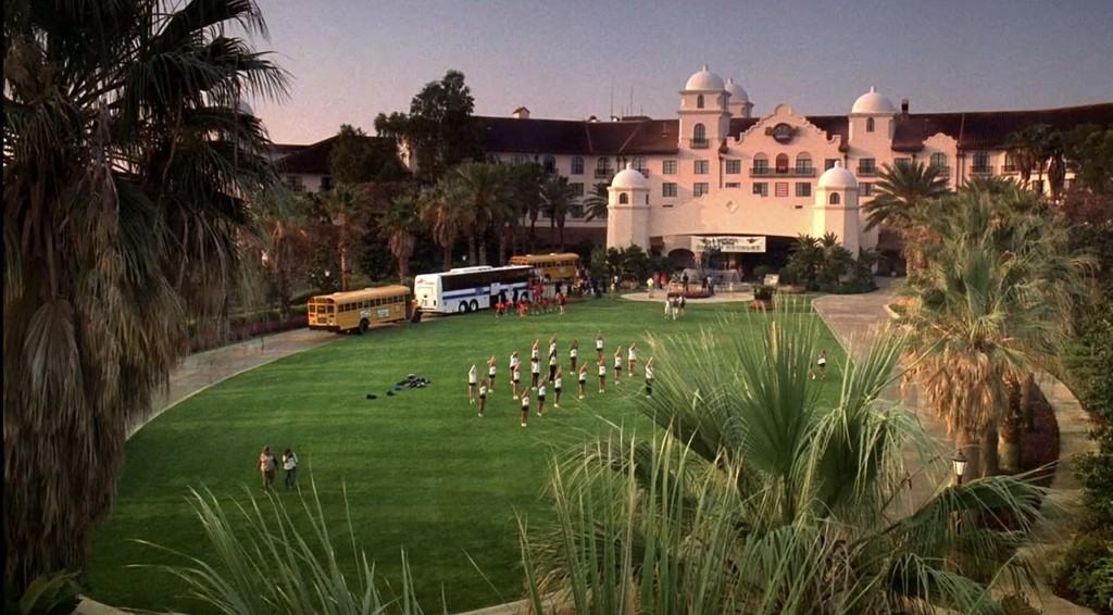 The entrance to the Hard Rock Hotel as seen in the movie