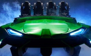 New Incredible Hulk Coaster ride vehicle