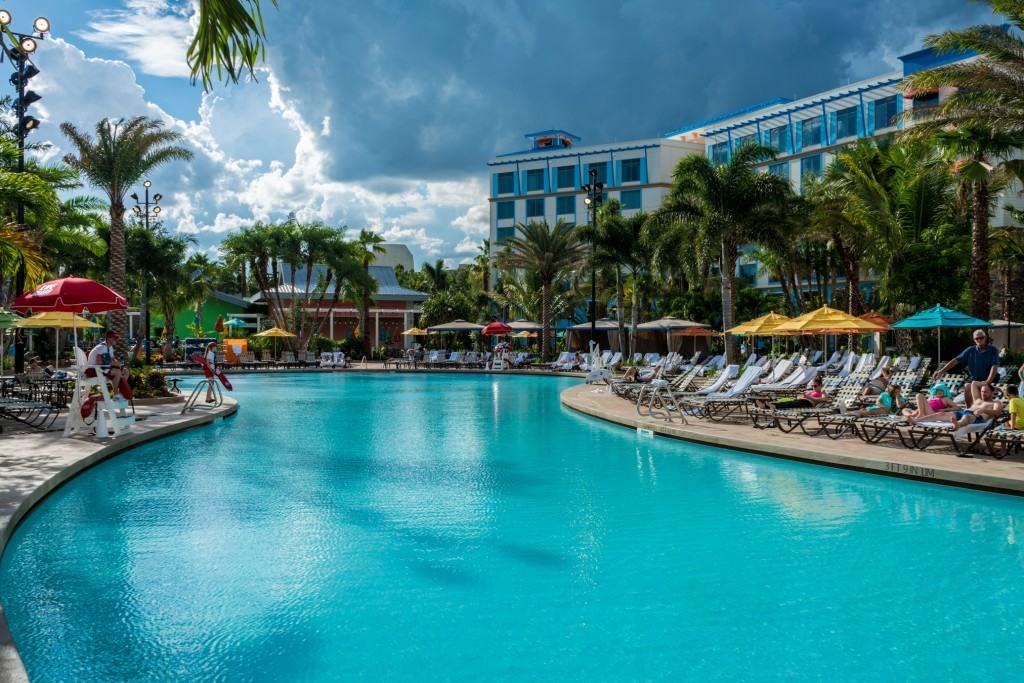 Loews Sapphire Falls Resort Pool Area at Universal Orlando