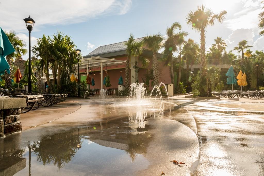 Loews Sapphire Falls Resort pool area at Universal Orlando