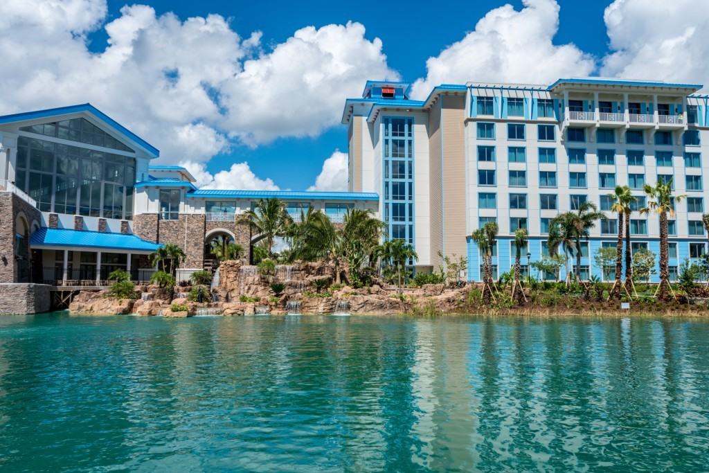 Loews Sapphire Falls Resort Waterfalls at Universal Orlando