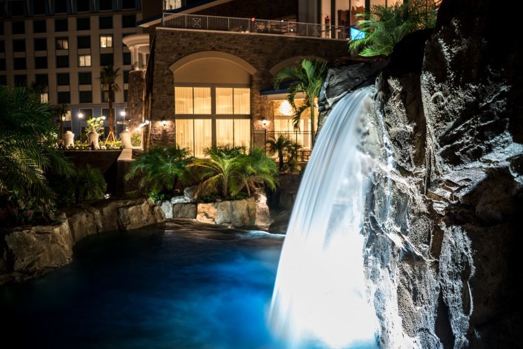 Loews Sapphire Falls Resort Waterfalls at Universal Orlando