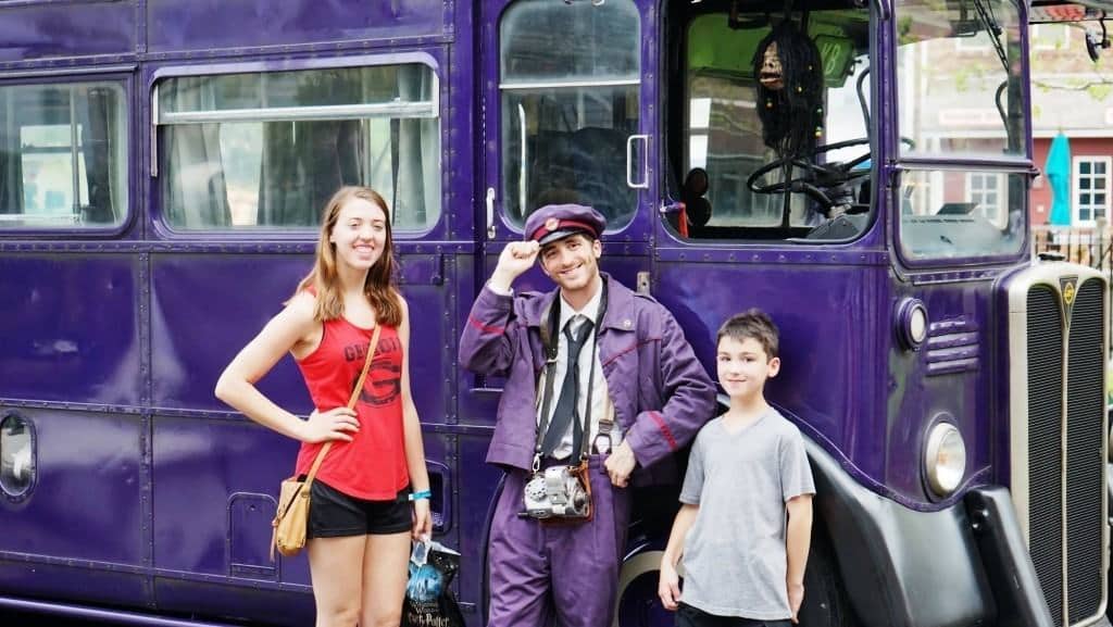 Knight Bus Conductor Wizarding World of Harry Potter