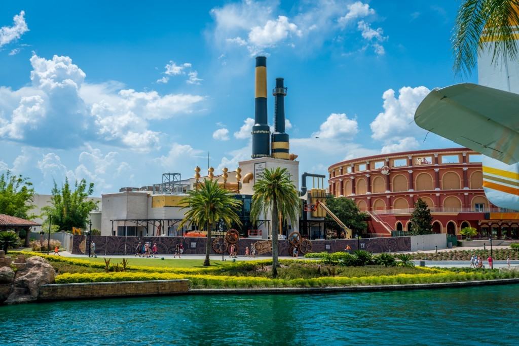 Toothsome Chocolate Emporium under construction at Universal Orlando's CityWalk