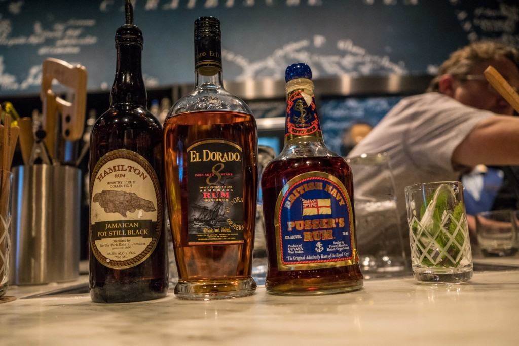 Strong Water Tavern - rum tasting at Loews Sapphire Falls Resort