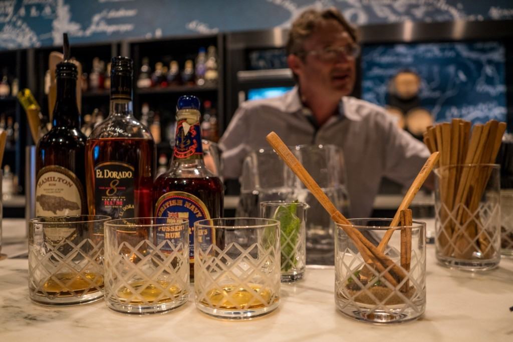 Strong Water Tavern - rum tasting at Loews Sapphire Falls Resort