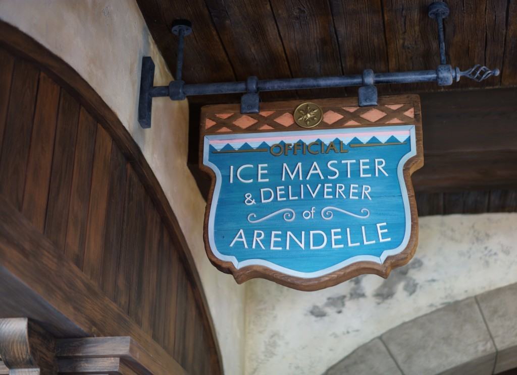 Ice Master Sign at Frozen Ever After in Epcot