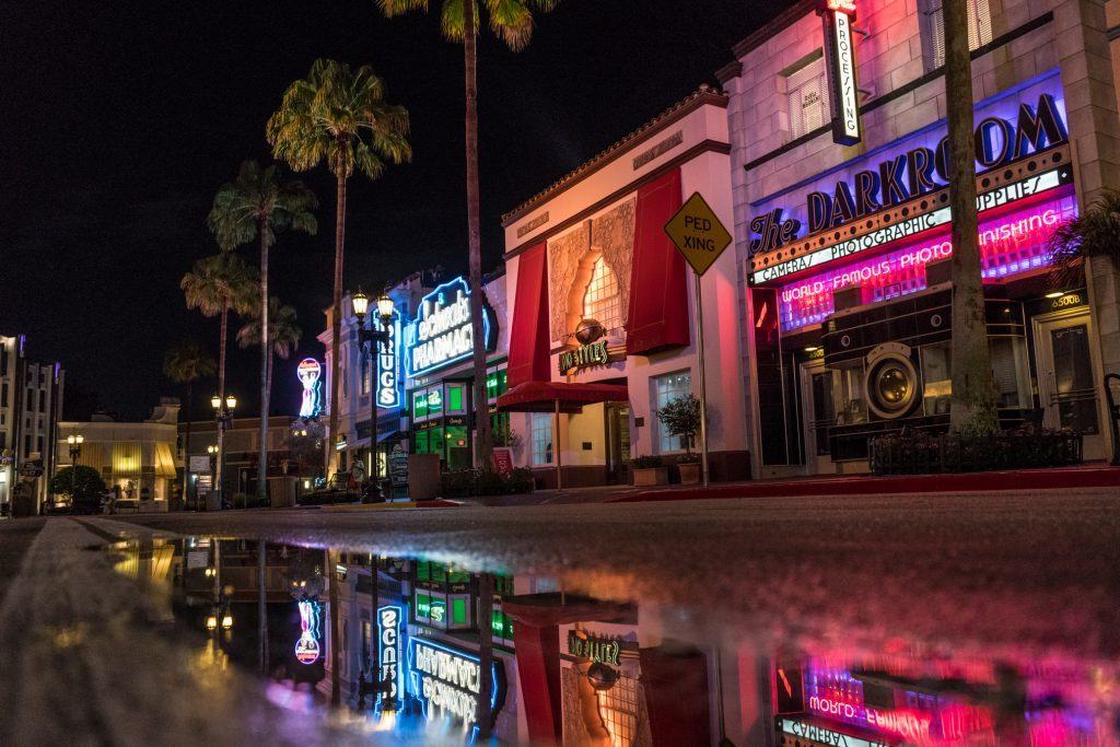 Hollywood area at Universal Studios Florida