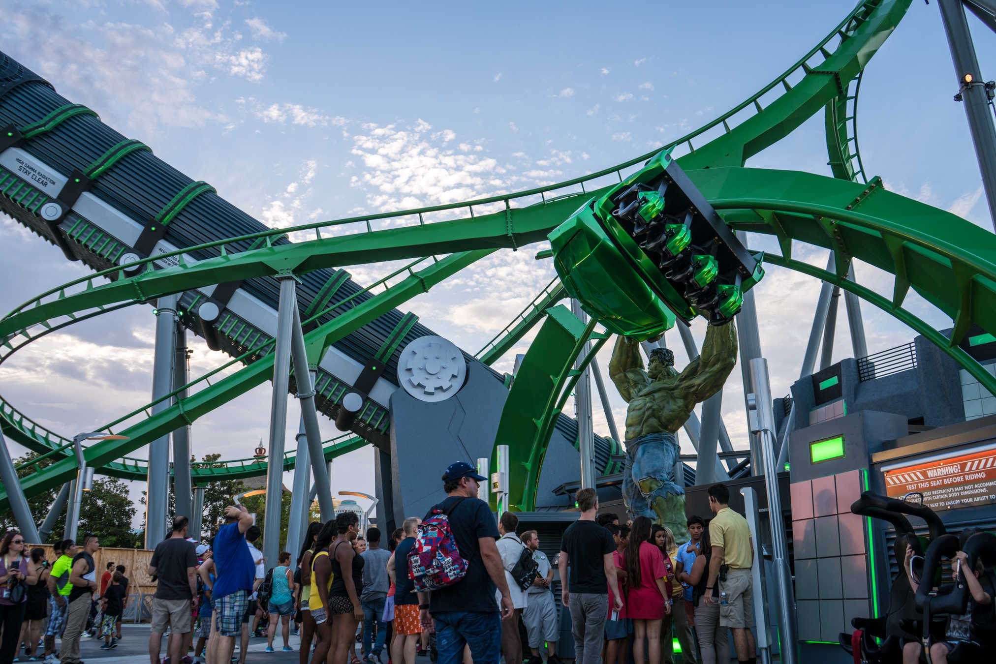 The Incredible Hulk Coaster at Universal's Islands of Adventure