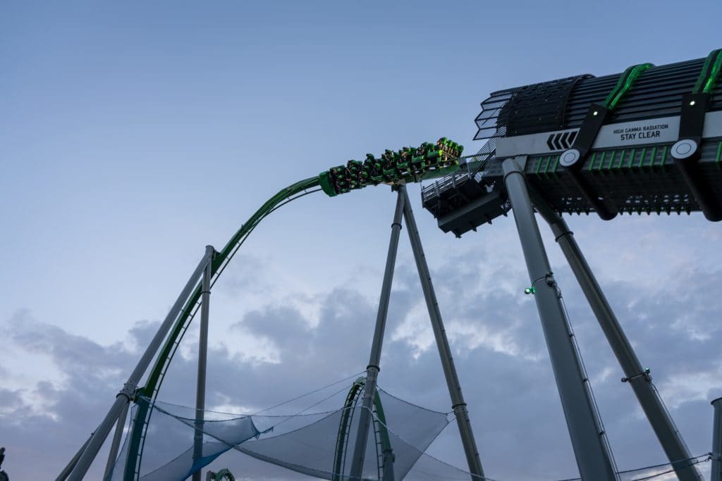 New Incredible Hulk Coaster begins soft opening at Universal's Islands