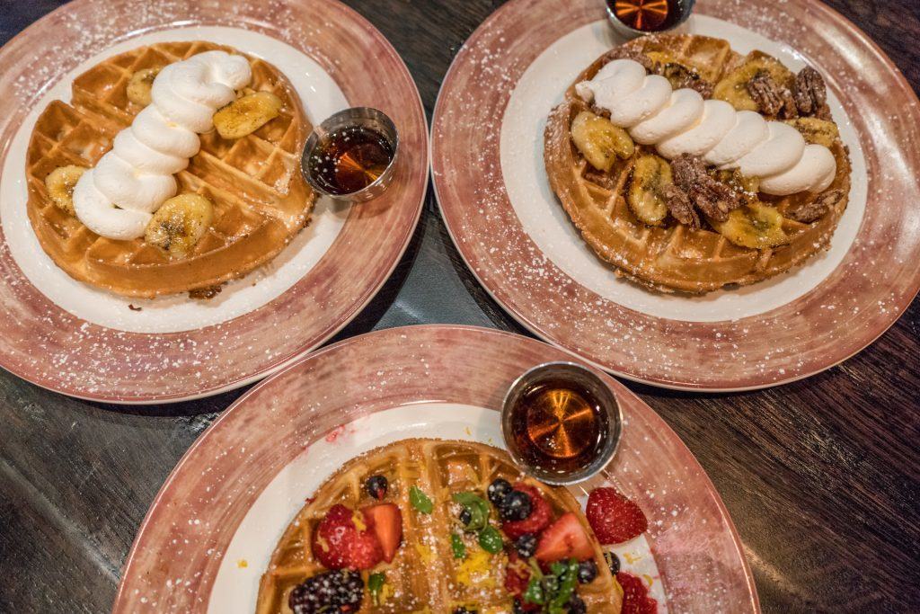 Waffles at Toothsome Chocolate Emporium at Universal Orlando CityWalk