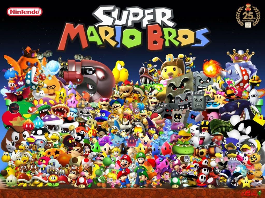 Super Mario Bros cast of characters