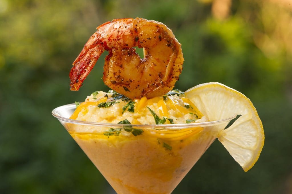 Cheese Grits & Shrimp Casserole from the Gulf Coast Market at SeaWorld Orlando's Seven Seas Food Festival