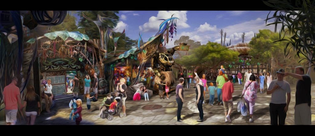 Pongu Pongu drink cart at Disney's Pandora - The World of Avatar