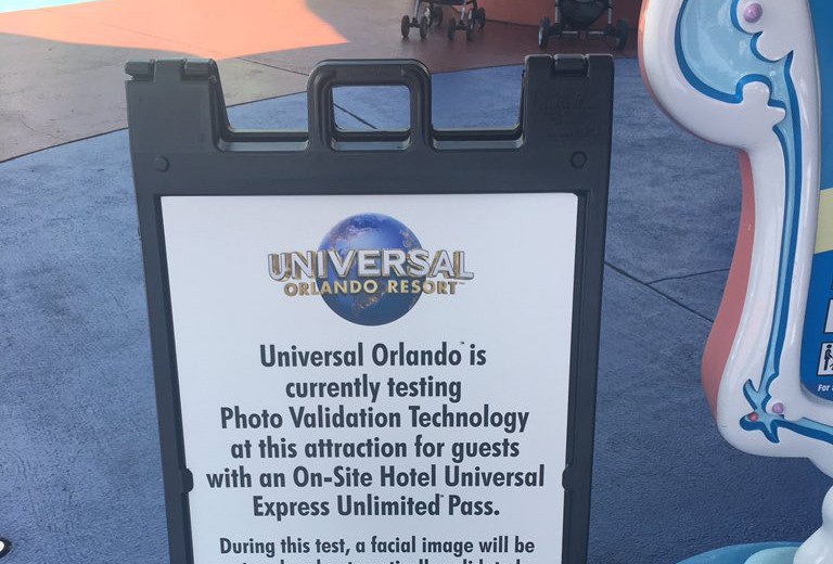 Universal Orlando testing photo validation technology