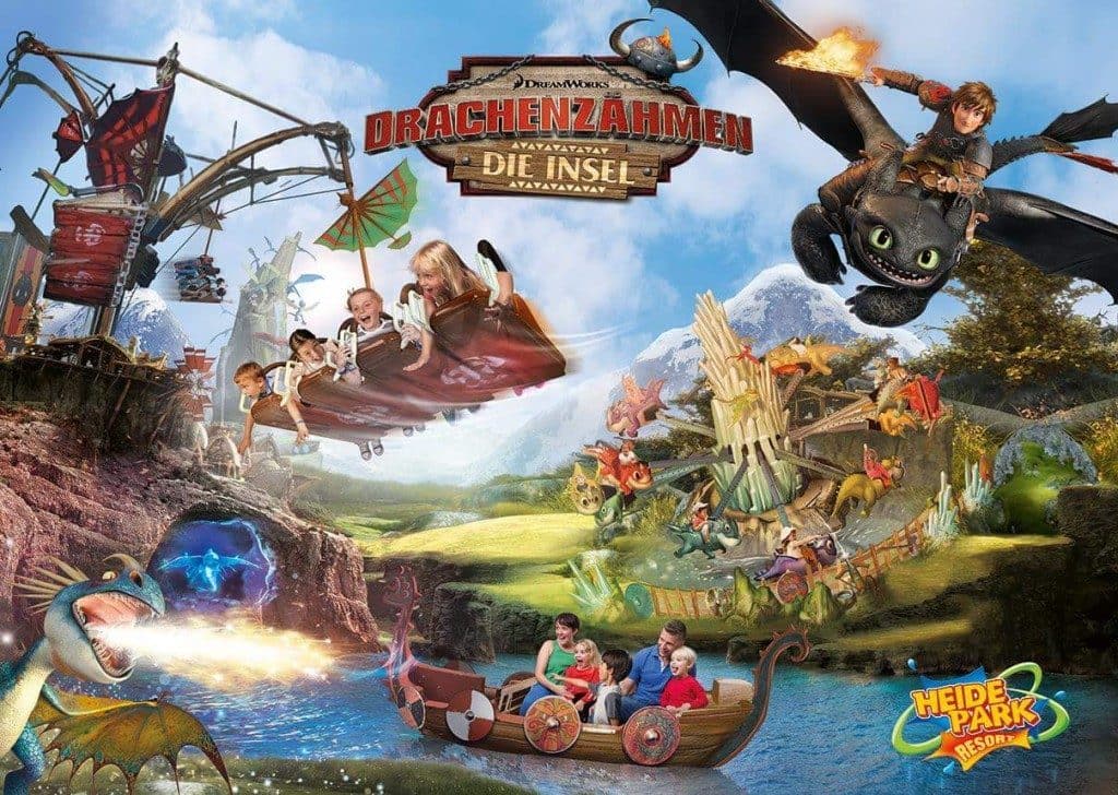 How To Train Your Dragon at Heide Park in Germany