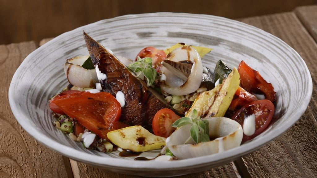 Grilled Portobello Salad at Geyser Point Bar &amp; Grill at Disney's Wilderness Lodge