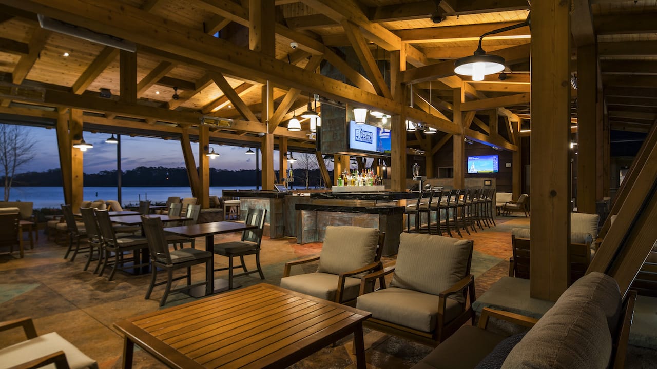 Geyser Point Bar & Grill now open at Disneyâ€™s Wilderness Lodge at Walt