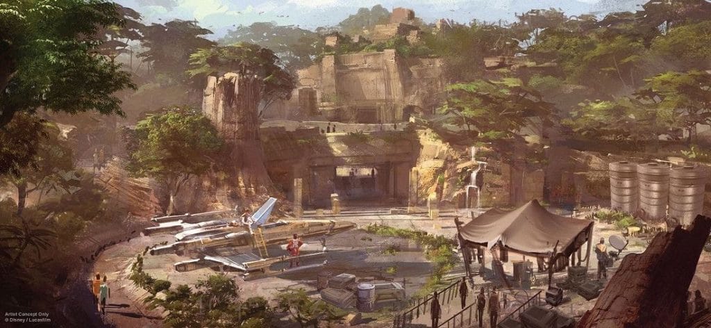 Star Wars Land Artist Concept (Disney/Lucasfilm)