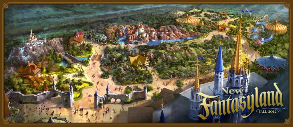 New Fantasyland at Magic Kingdom concept art