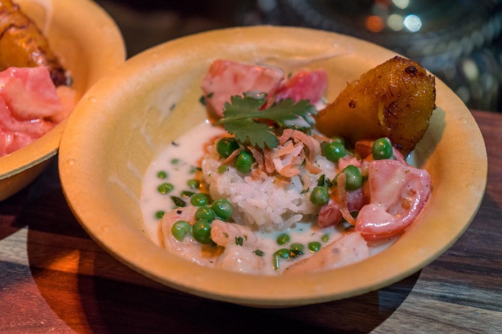 Coconut Curry Chicken at Universal's Volcano Bay