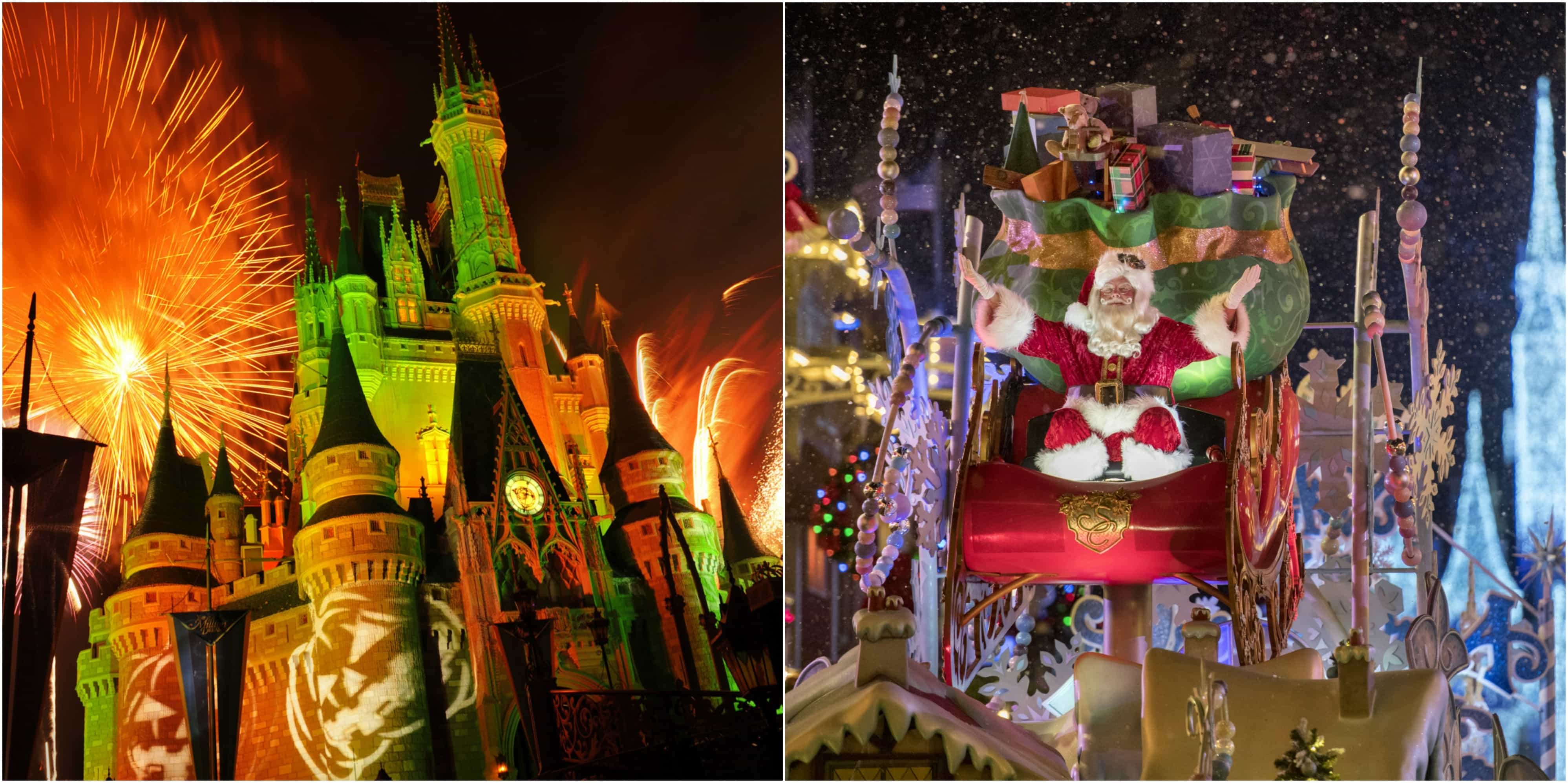 Image result for disney world halloween & christmas