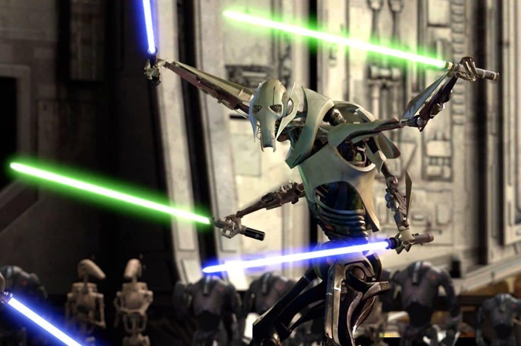 General Grevious from "Star Wars: Episode III - Revenge of the Sith"