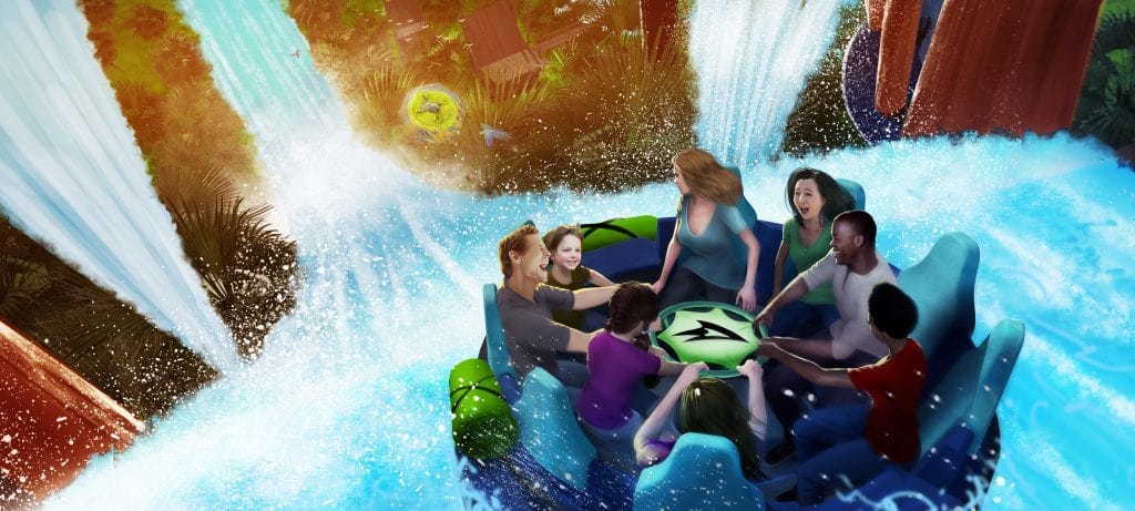 Infinity Falls at SeaWorld Orlando