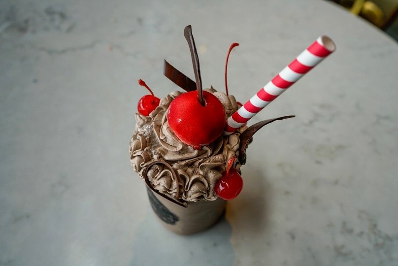 Penelope's Birthday Shake at Universal's Toothsome Chocolate Emporium 3