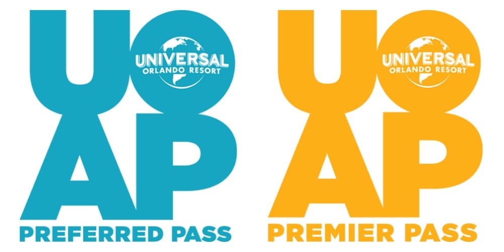 Universal Orlando Preferred and Premier Passes