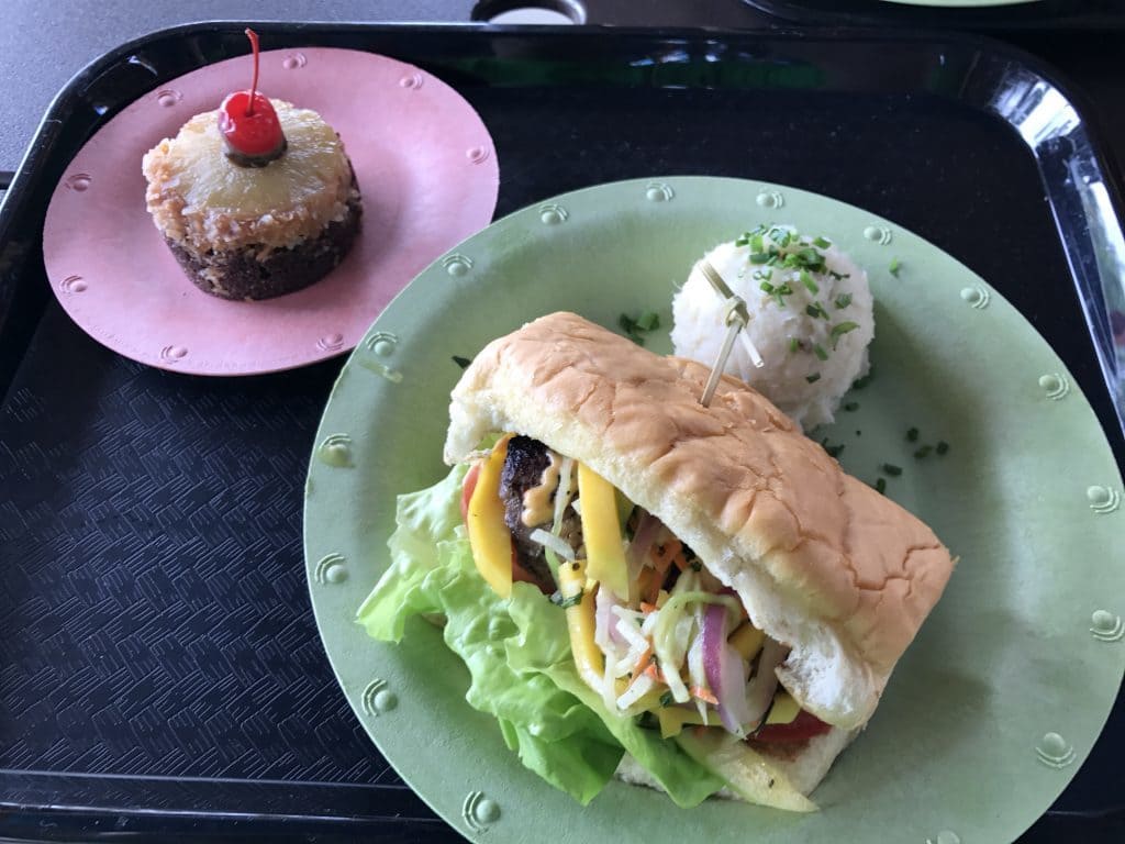 Jerked Mahi Sandwich at Universal's Volcano Bay