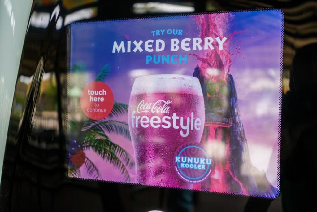 Kunuku Cooler, Volcano Bay's exclusive Coke drink