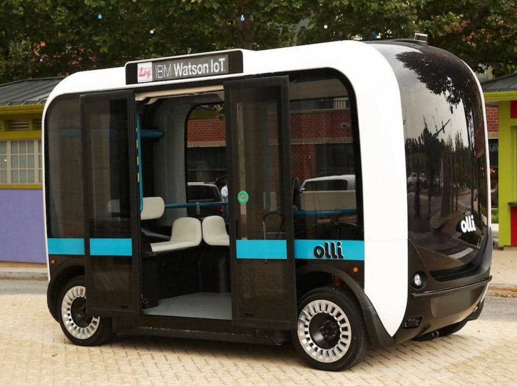 Olli driverless shuttle