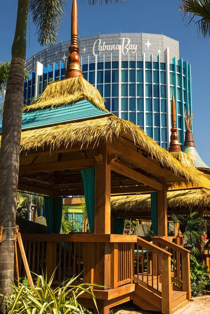 Private cabanas at Universal's Volcano Bay