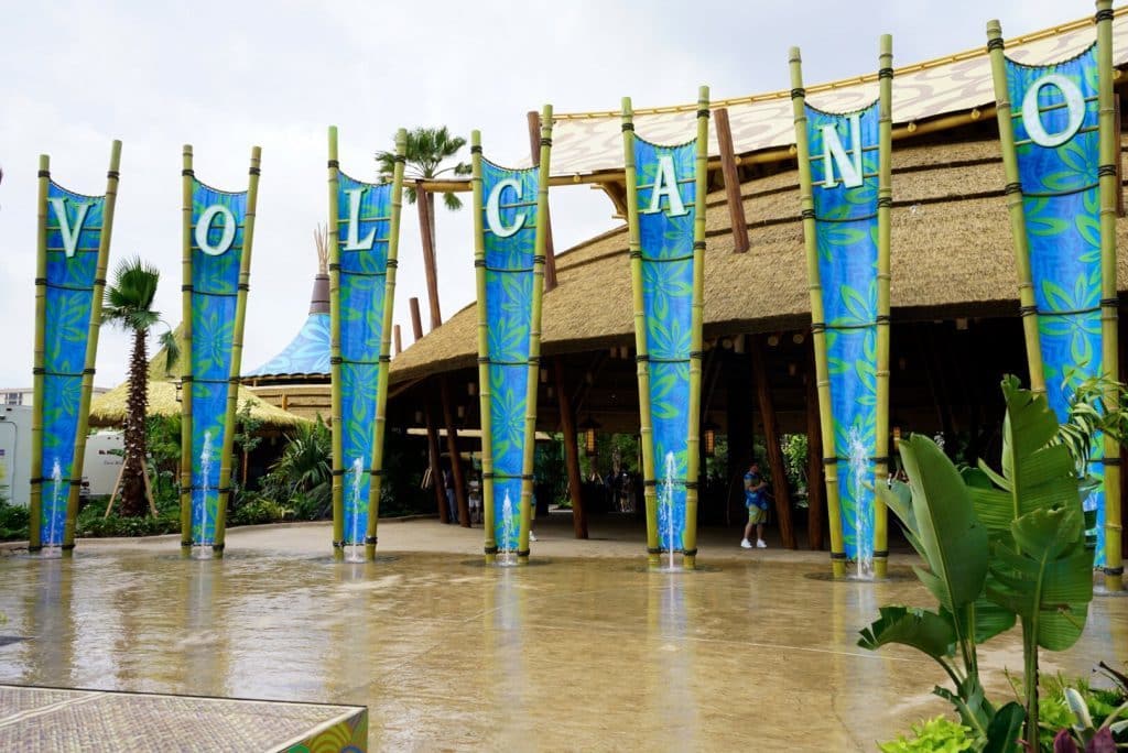 Universal's Volcano Bay front gate